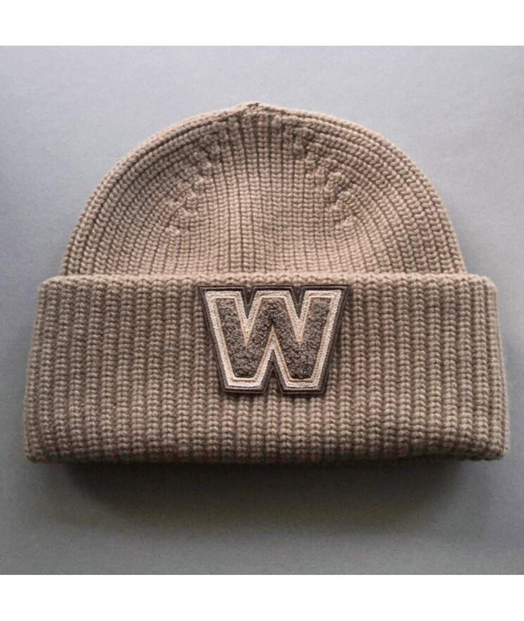 WEEKEND MAX MARA Бежевая шерстяная шапка, фото 4