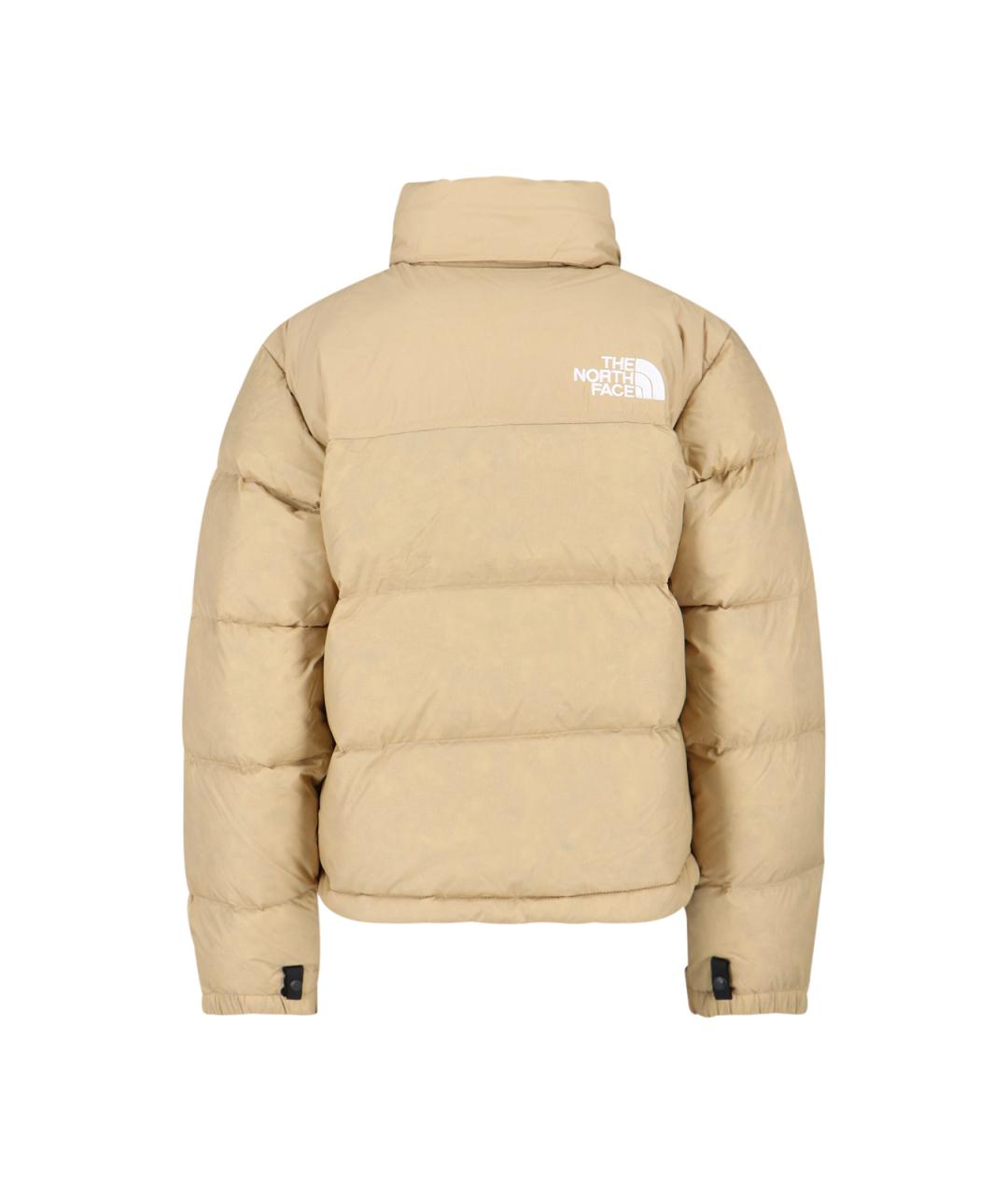 THE NORTH FACE Бежевый полиамидовый пуховик, фото 2