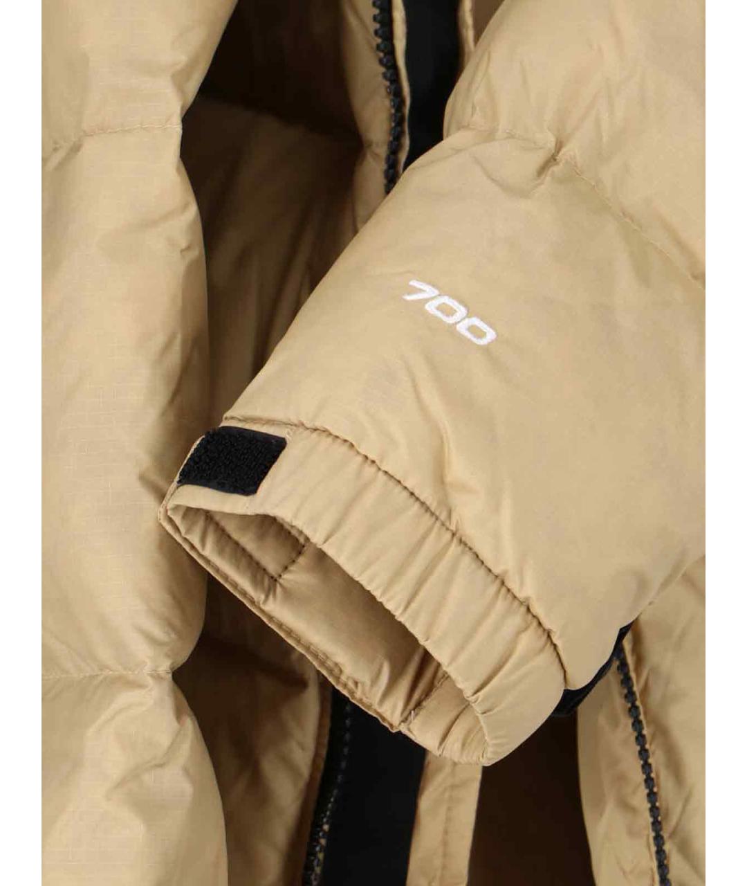 THE NORTH FACE Бежевый полиамидовый пуховик, фото 4