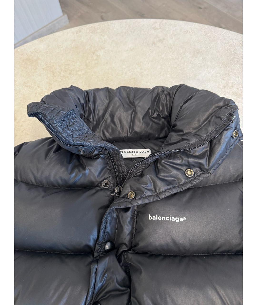 BALENCIAGA Черный пуховик, фото 4