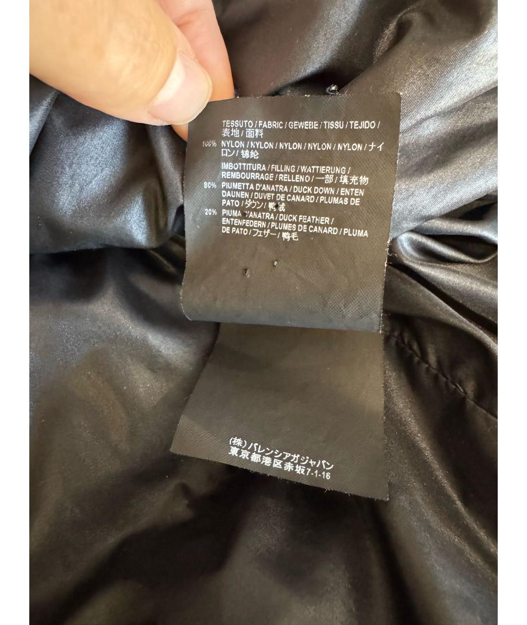 BALENCIAGA Черный пуховик, фото 7
