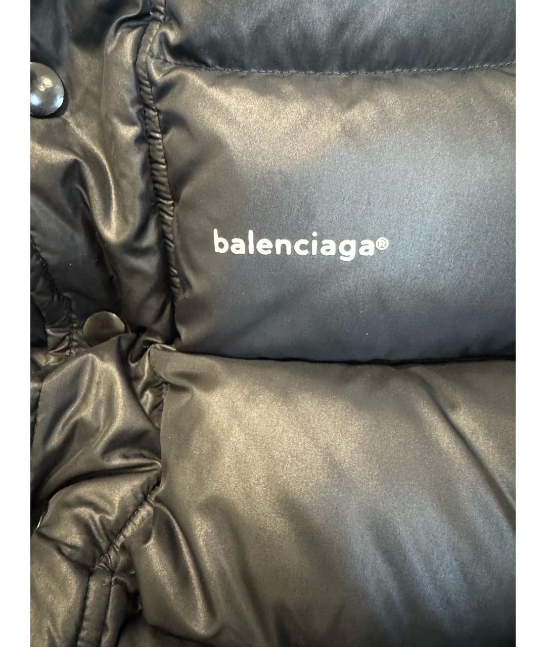 BALENCIAGA Черный пуховик, фото 5