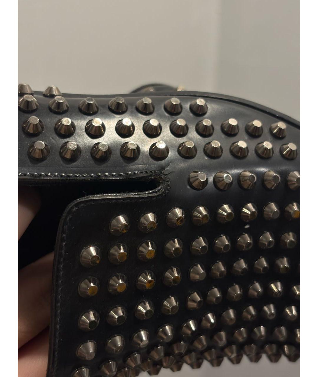 PRADA Черные кожаные лоферы, фото 4