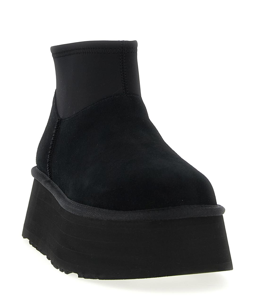UGG AUSTRALIA Черные кожаные ботинки, фото 2