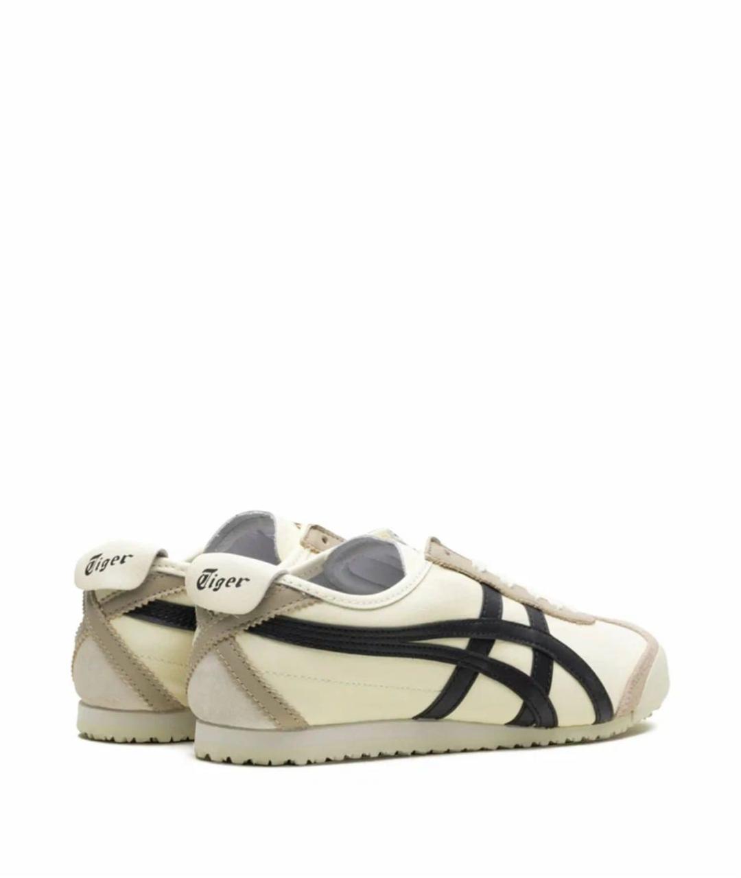 ONITSUKA TIGER Бежевые кожаные низкие кроссовки / кеды, фото 7