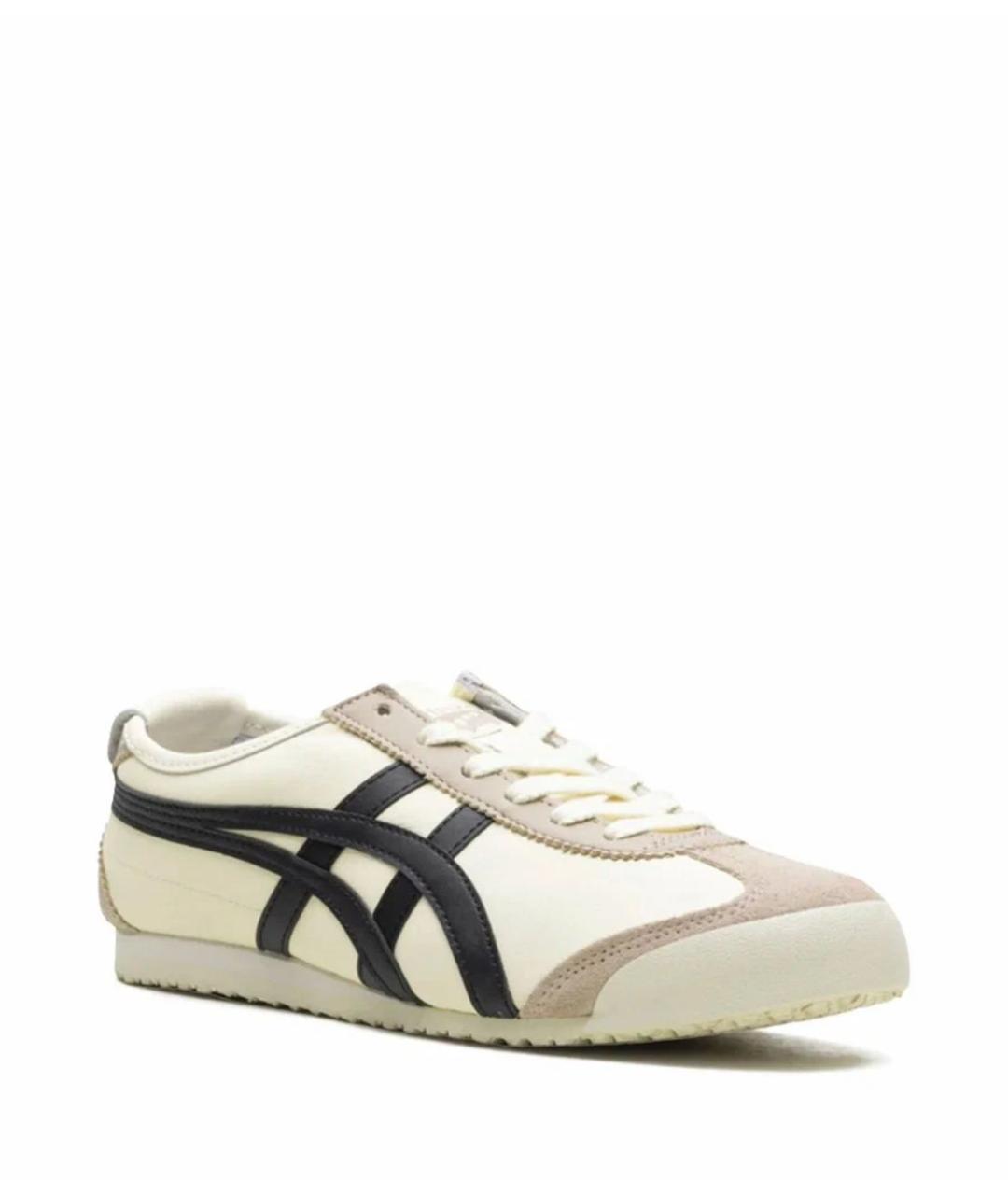 ONITSUKA TIGER Бежевые кожаные низкие кроссовки / кеды, фото 6