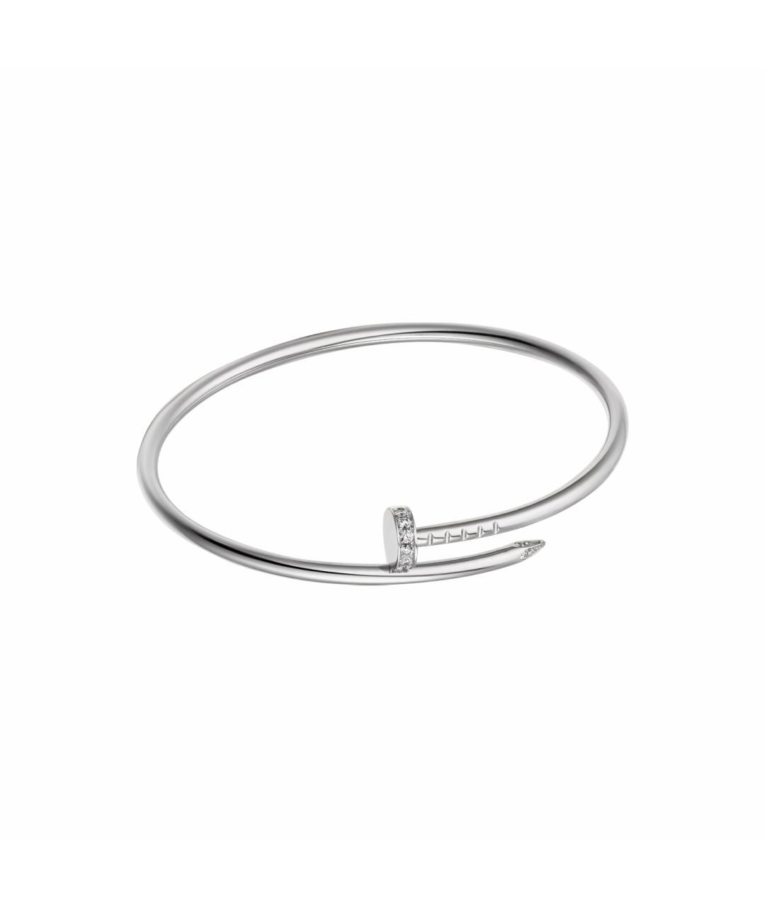 CARTIER Серый браслет из белого золота, фото 1
