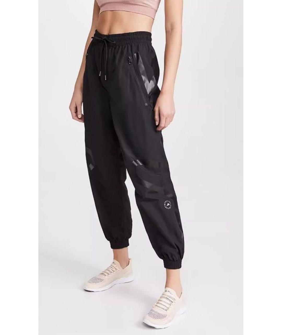ADIDAS BY STELLA MCCARTNEY Черные прямые брюки, фото 6