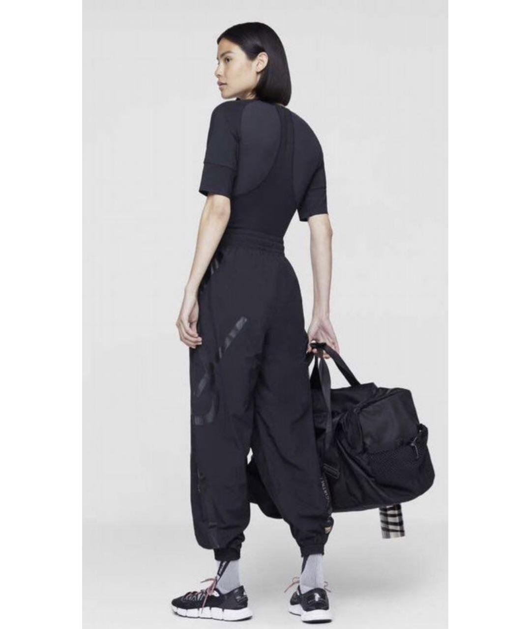 ADIDAS BY STELLA MCCARTNEY Черные прямые брюки, фото 3
