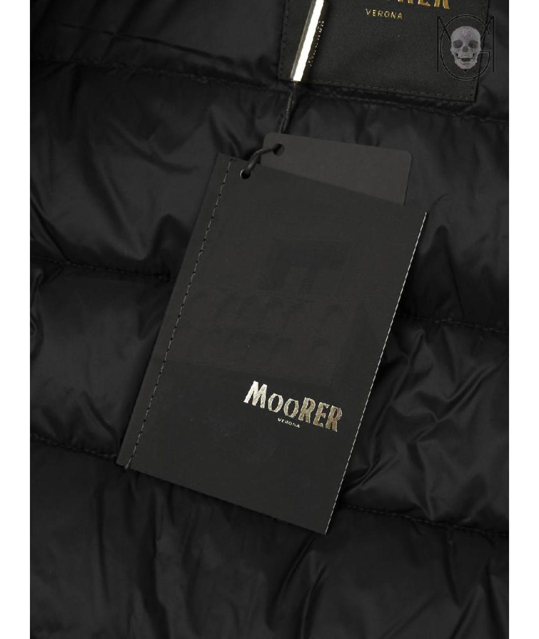 MOORER Черная шерстяная куртка, фото 4