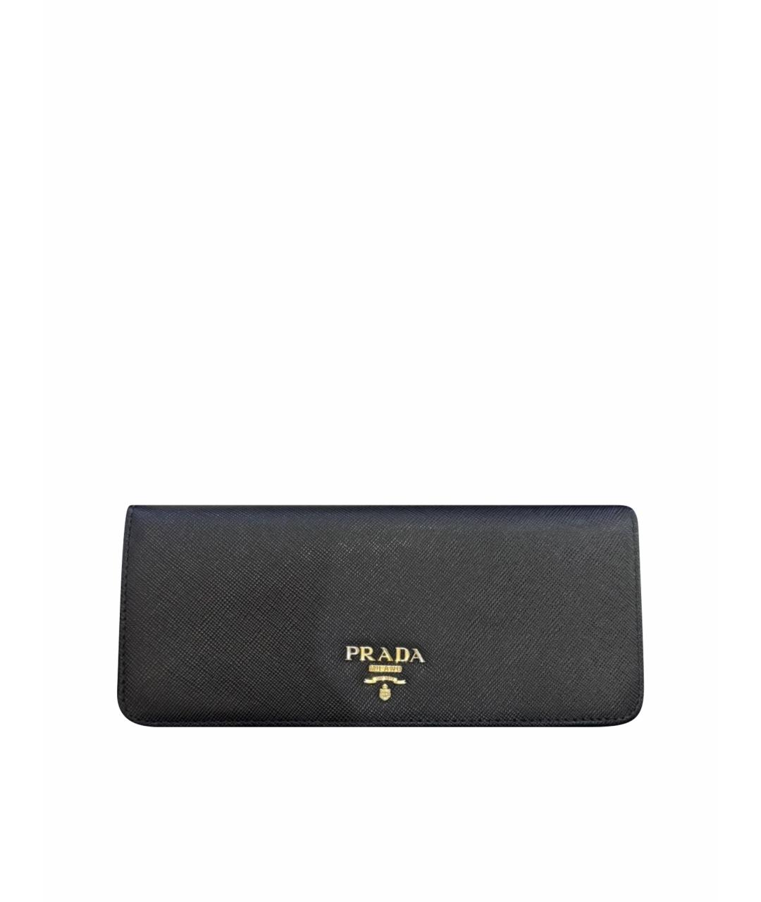 PRADA Черный кошелек, фото 1