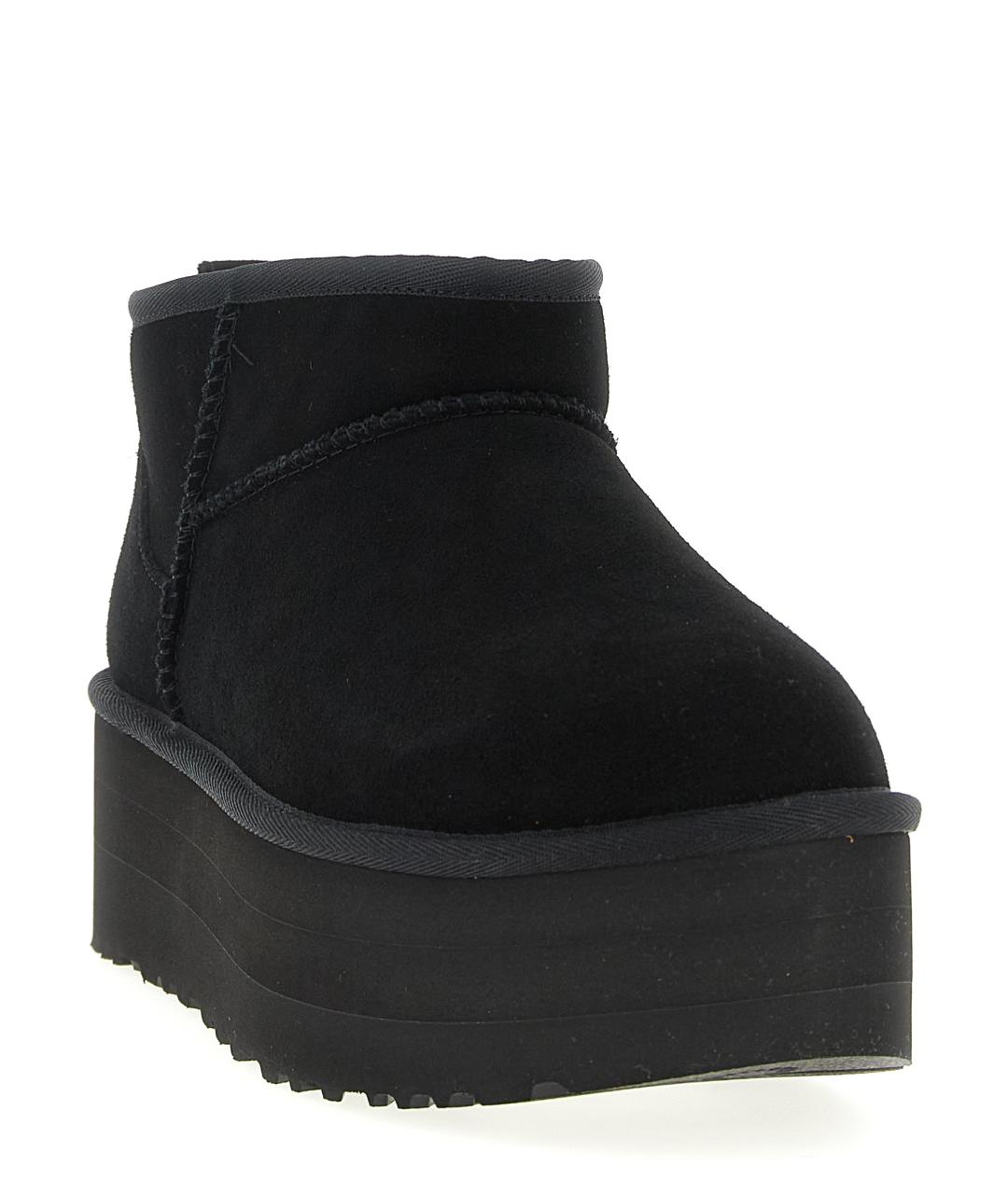 UGG AUSTRALIA Черные замшевые ботинки, фото 2