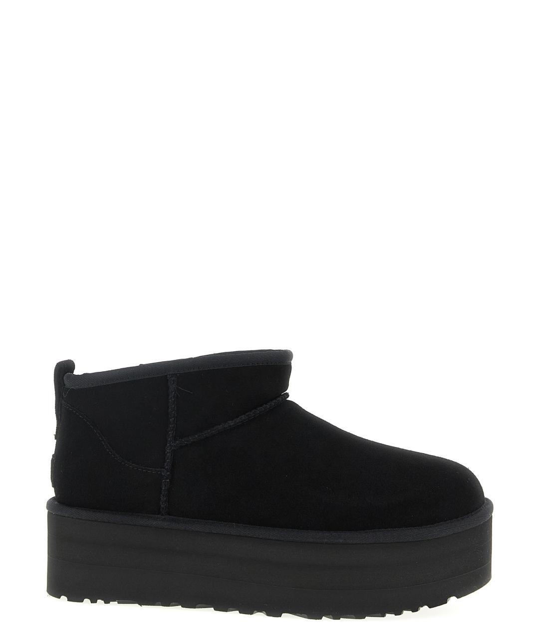 UGG AUSTRALIA Черные замшевые ботинки, фото 1