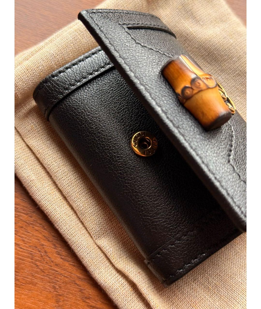 GUCCI Черная ключница, фото 5