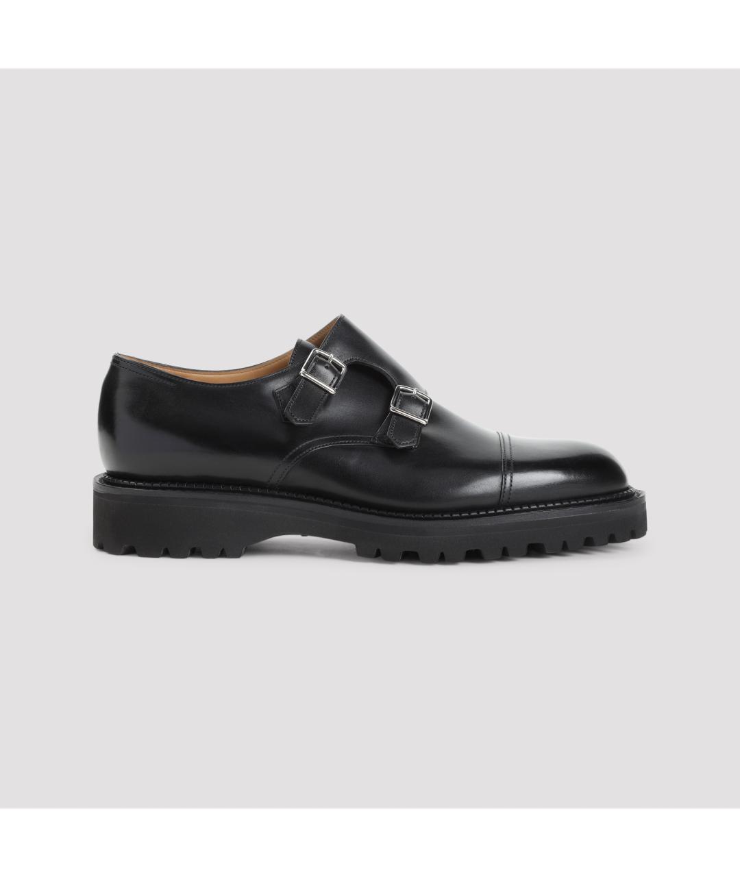 JOHN LOBB Черные кожаные туфли, фото 3