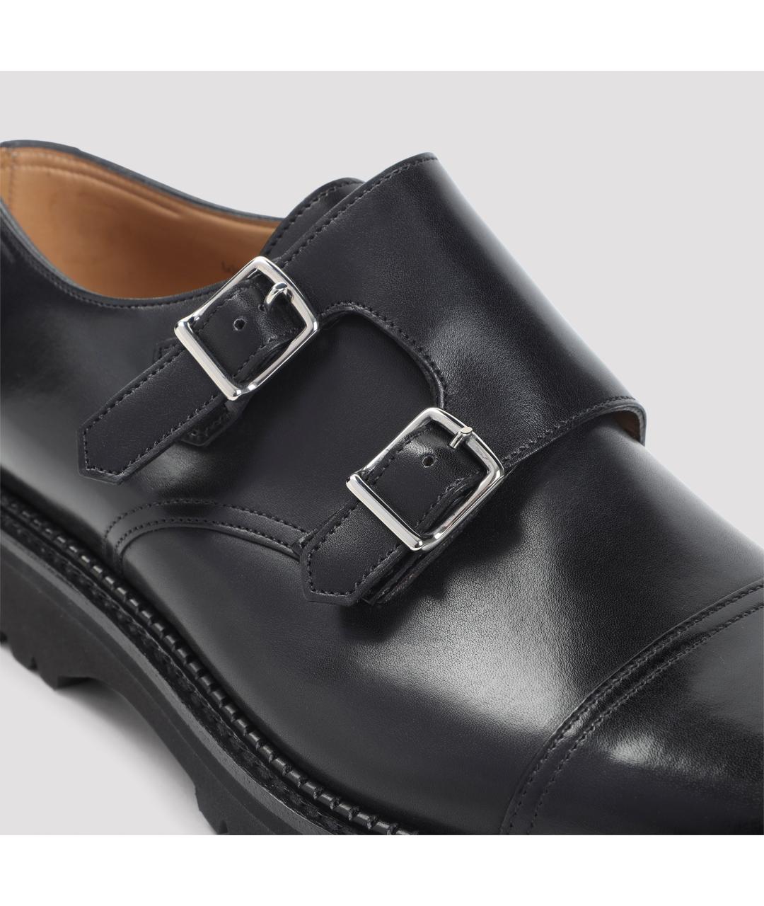 JOHN LOBB Черные кожаные туфли, фото 6