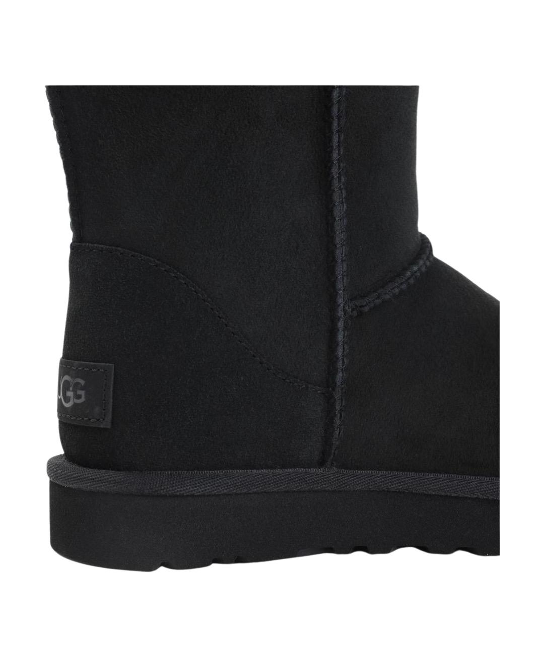 UGG AUSTRALIA Черные замшевые ботинки, фото 6