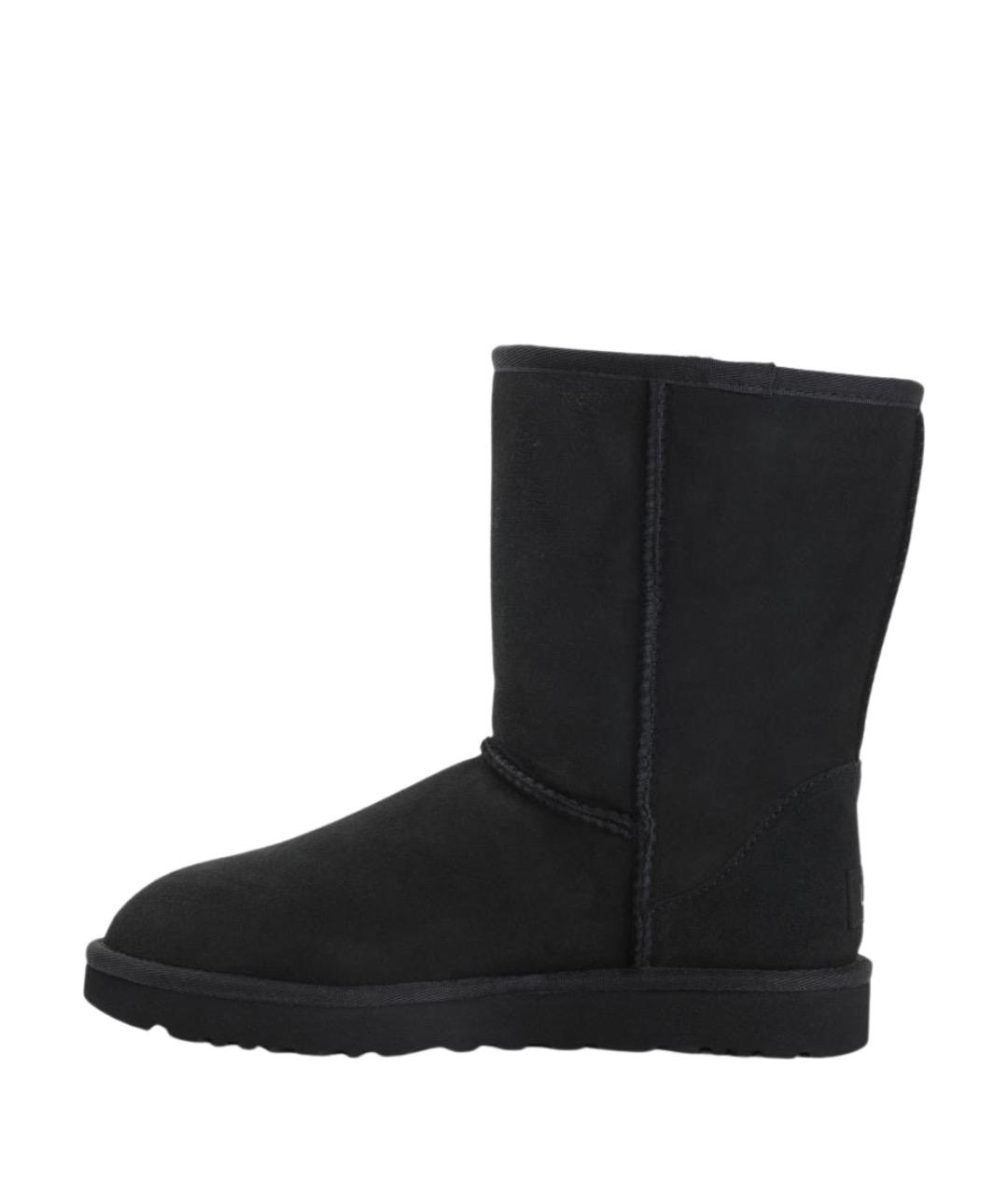 UGG AUSTRALIA Черные замшевые ботинки, фото 4