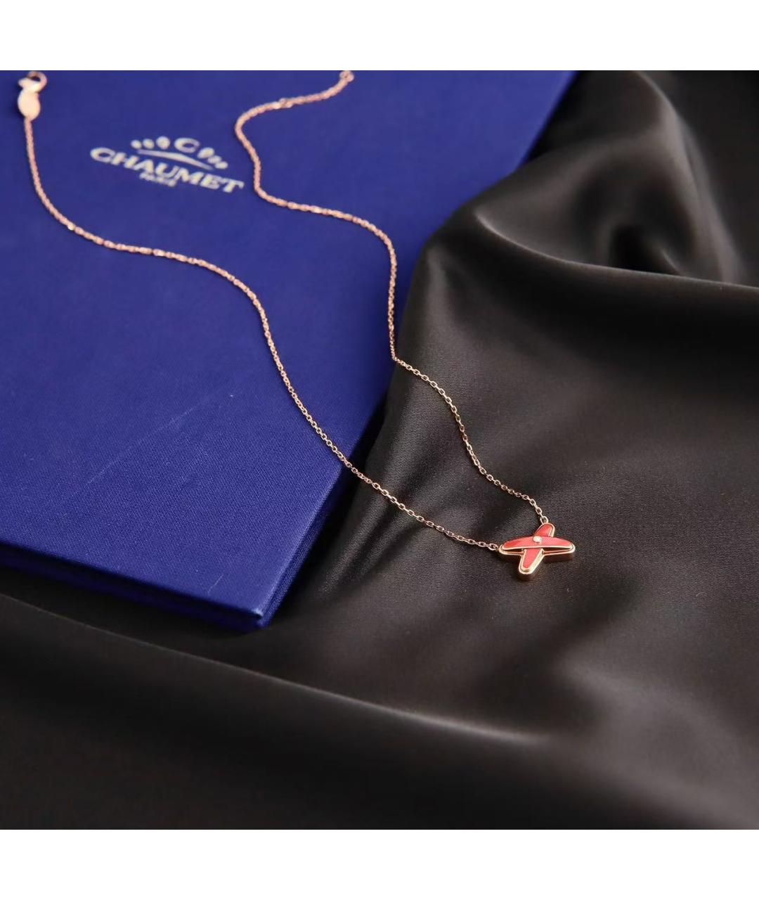 CHAUMET Золотое колье из розового золота, фото 4