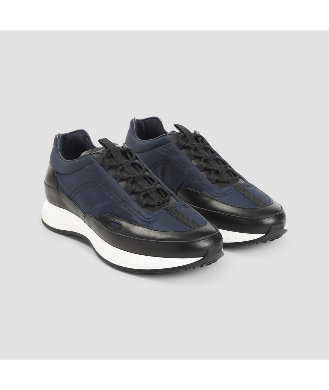 JOHN LOBB Мульти текстильные низкие кроссовки / кеды, фото 5