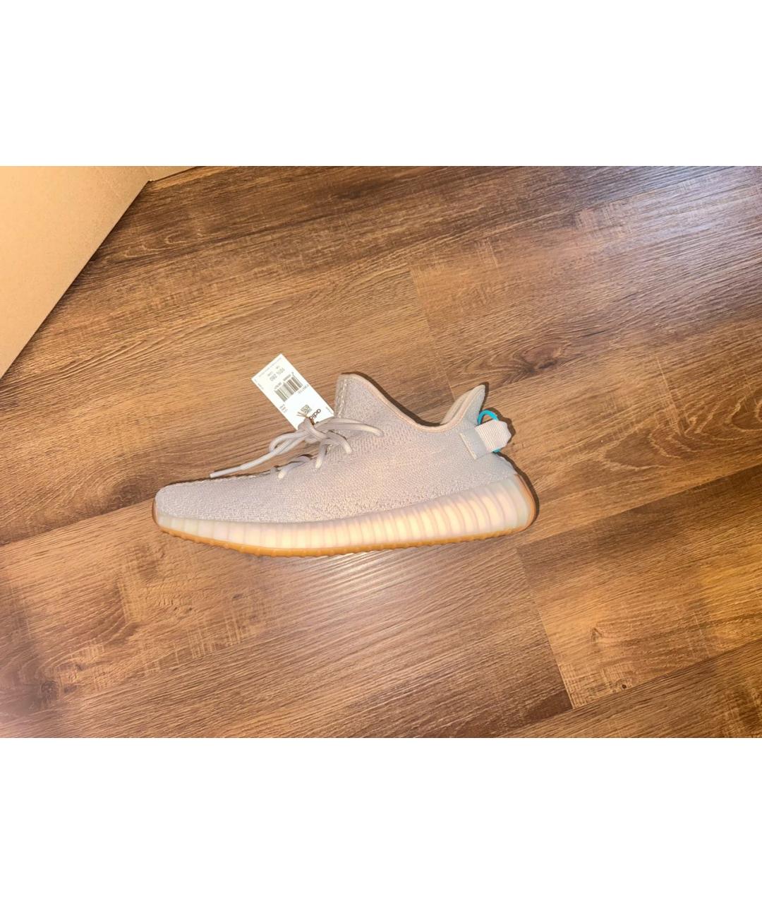 ADIDAS YEEZY Серые низкие кроссовки / кеды, фото 6