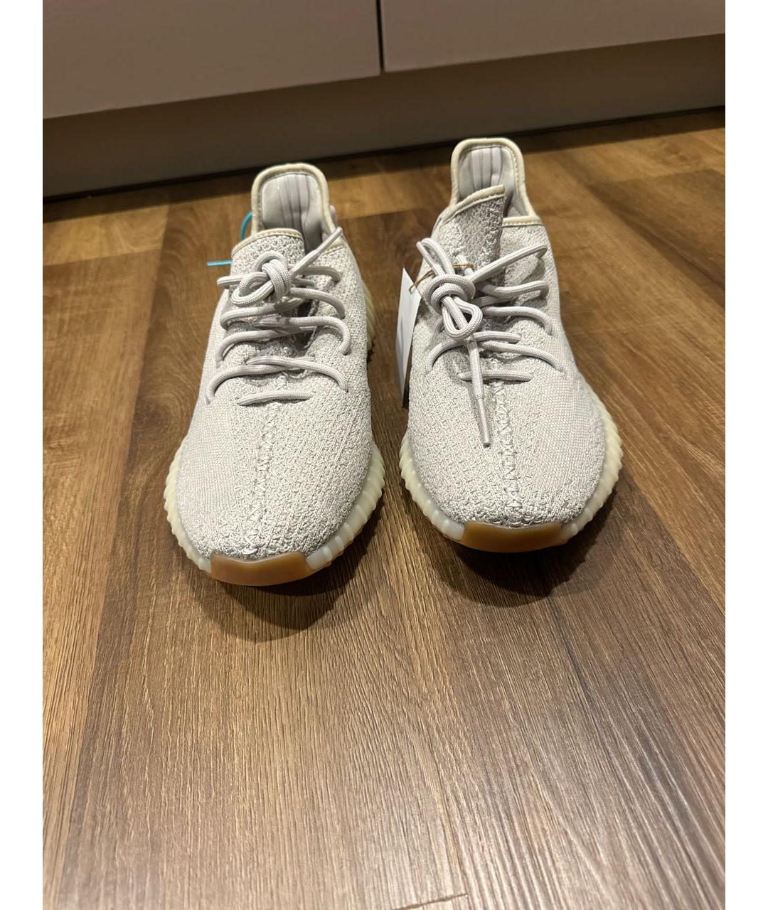 ADIDAS YEEZY Серые низкие кроссовки / кеды, фото 2