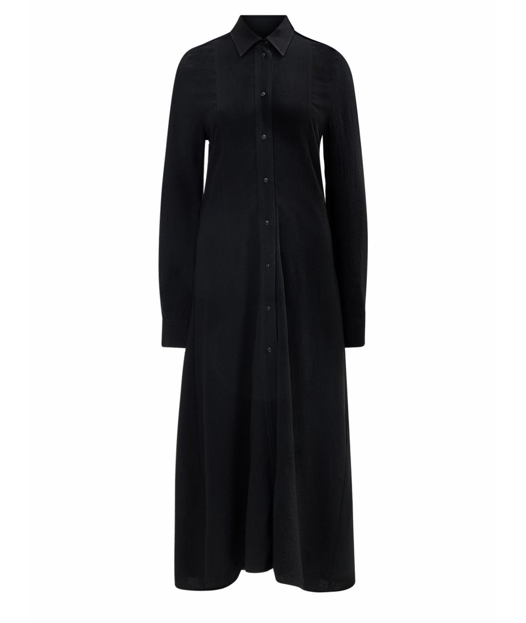 TOTEME Черное вискозное повседневное платье, фото 1