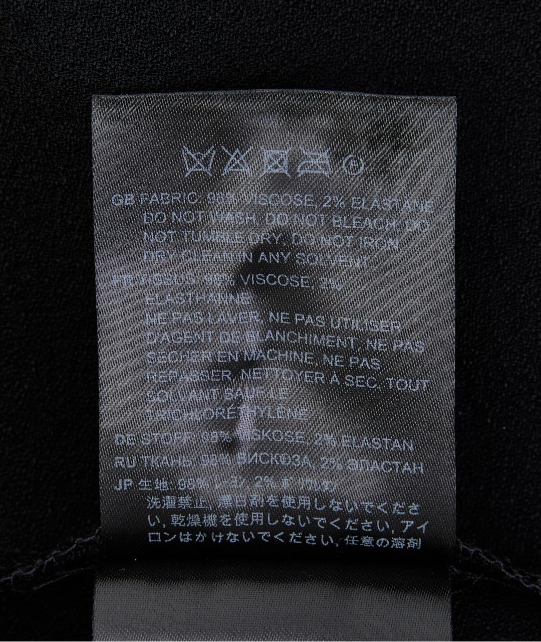 TOTEME Черное вискозное повседневное платье, фото 6