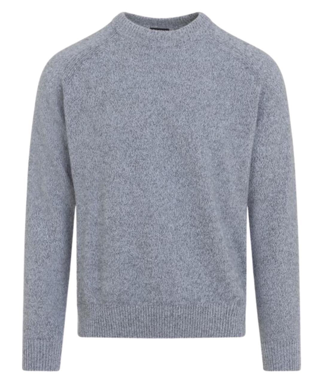 ZEGNA Голубой кашемировый джемпер / свитер, фото 1