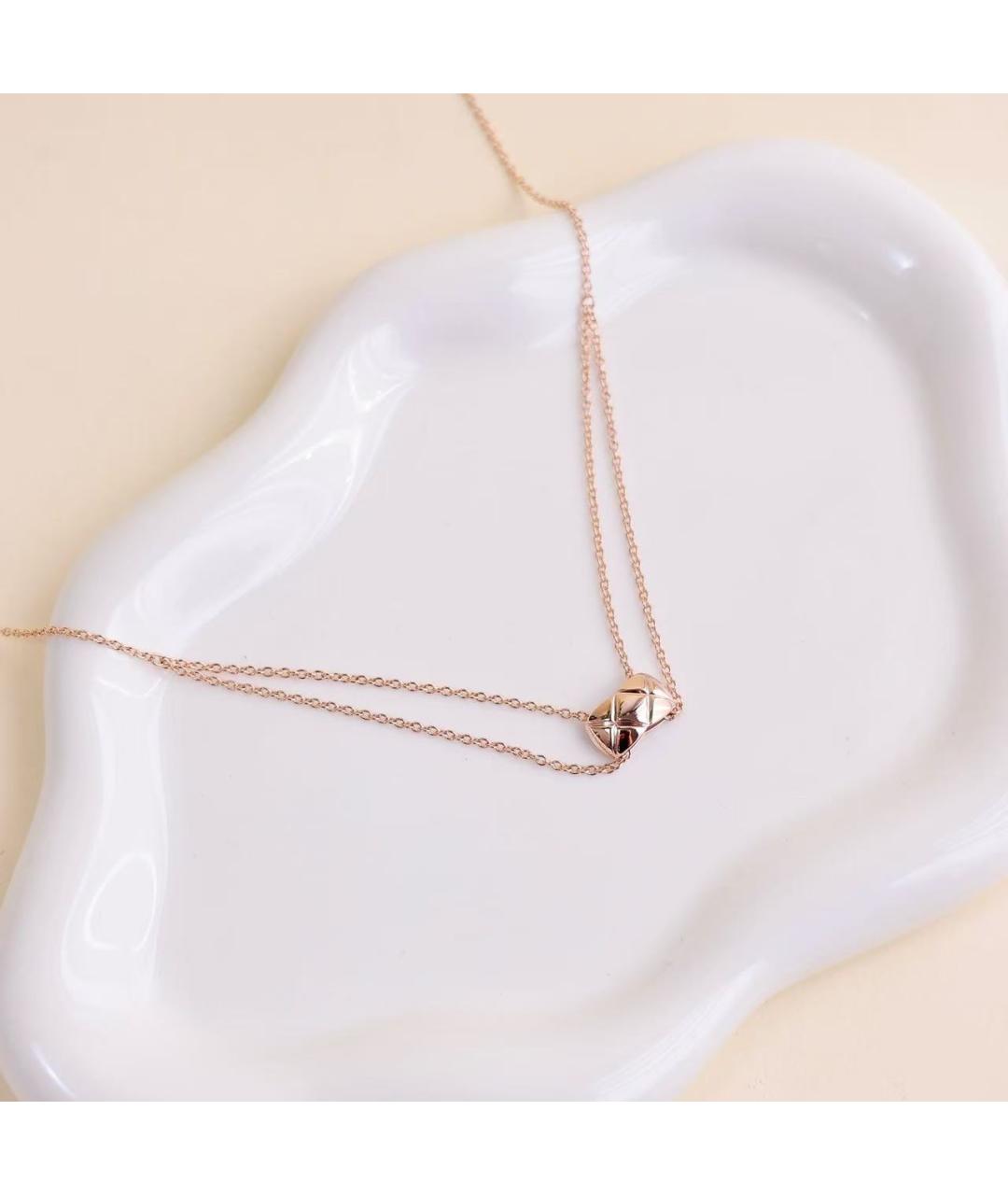 CHANEL Золотое колье из розового золота, фото 5