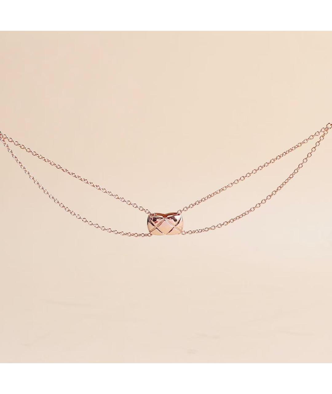 CHANEL Золотое колье из розового золота, фото 2