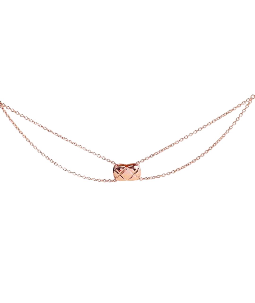 CHANEL Золотое колье из розового золота, фото 1