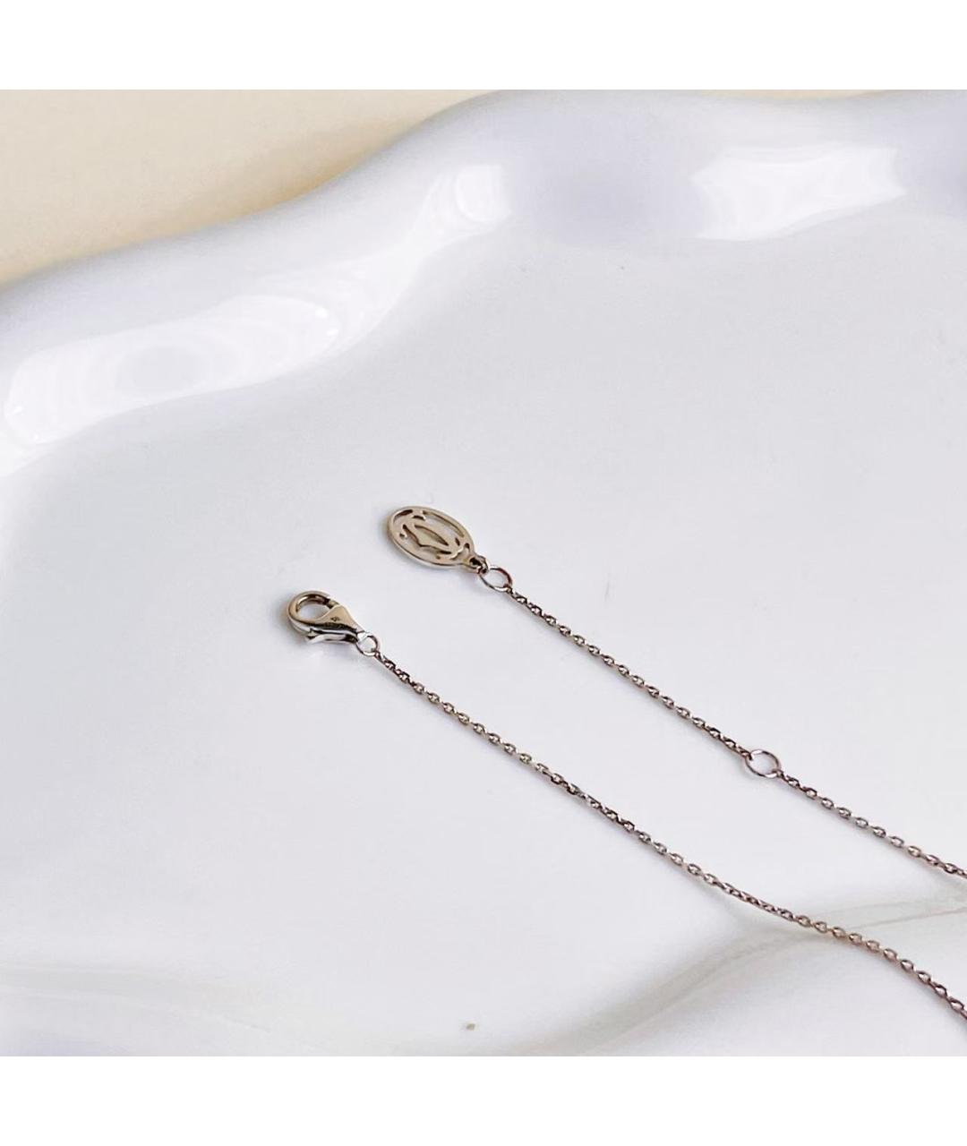 CARTIER Серебряное колье из белого золота, фото 5