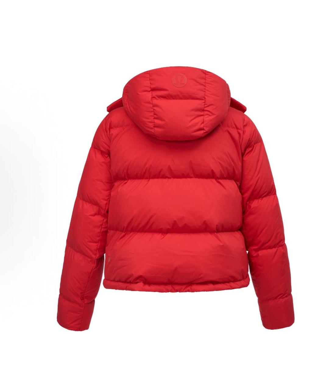 Lululemon Красный пуховик, фото 3