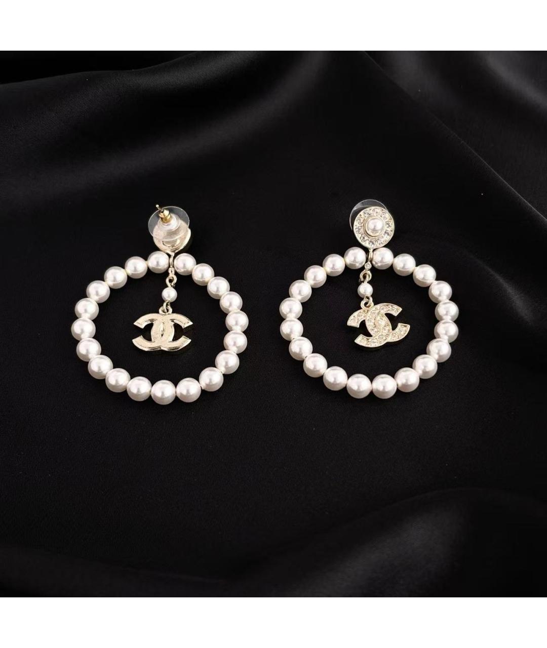 CHANEL Жемчужные серьги, фото 4