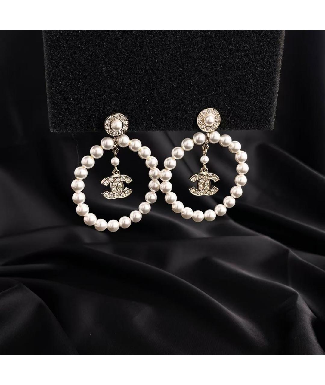 CHANEL Жемчужные серьги, фото 5