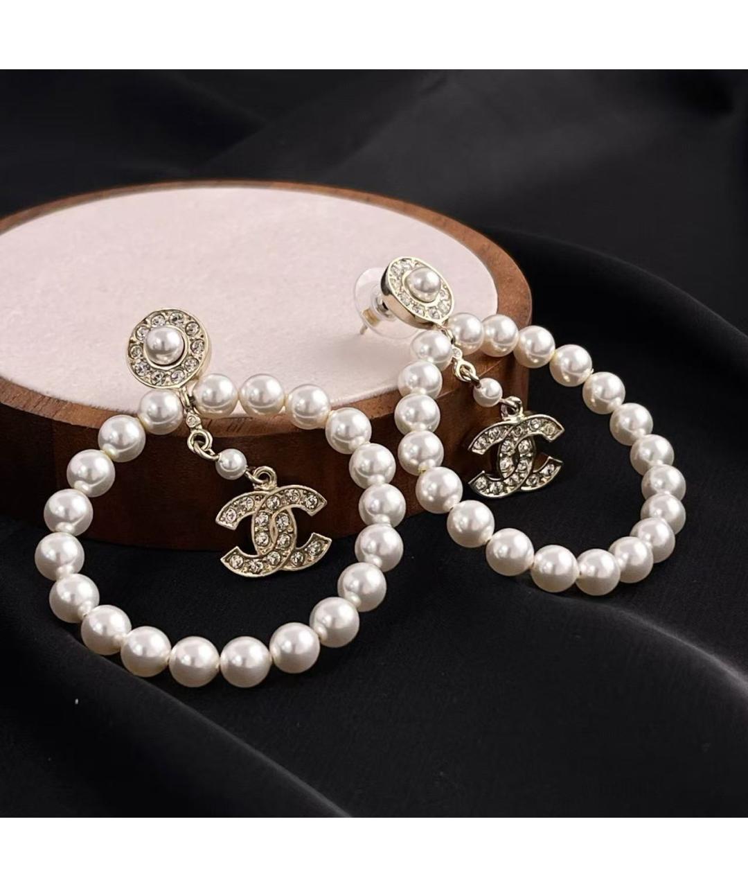 CHANEL Жемчужные серьги, фото 7