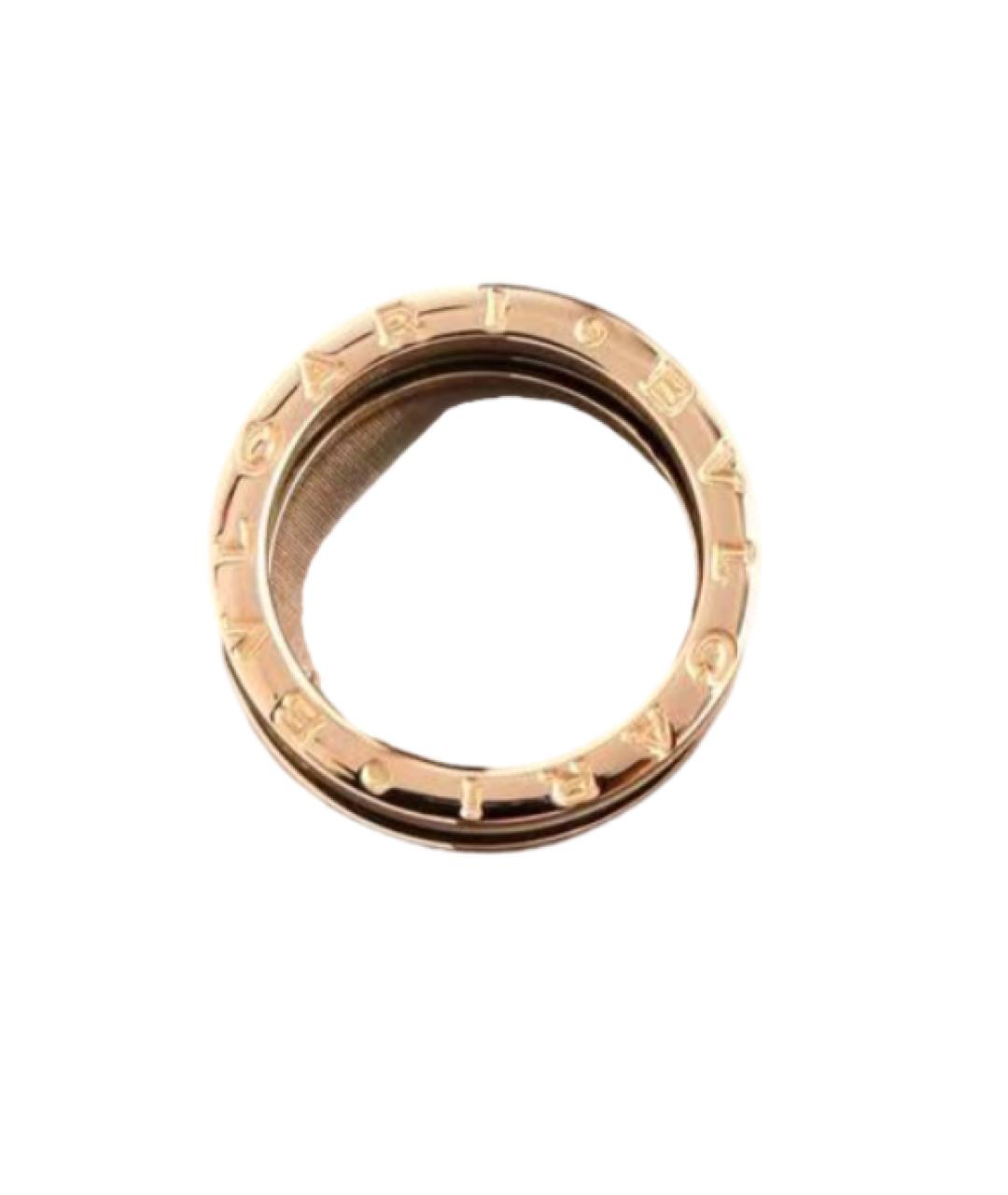 BVLGARI Черное кольцо из розового золота, фото 2