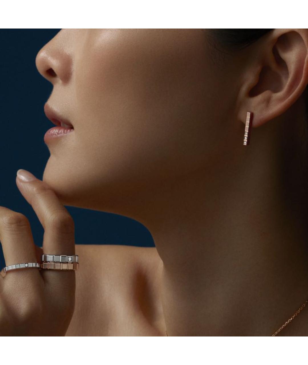 CHOPARD Золотые серьги из розового золота, фото 2