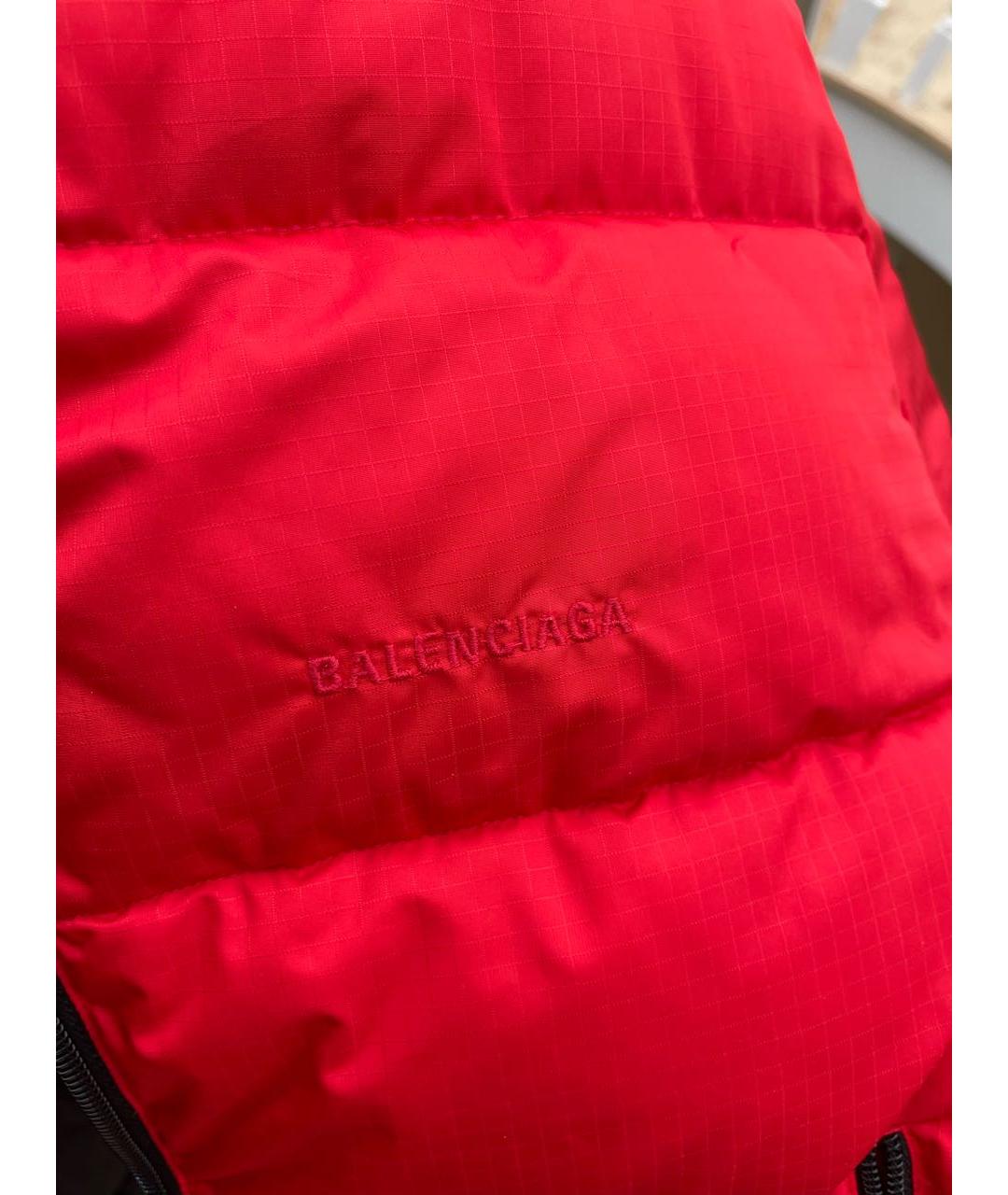 BALENCIAGA Красный пуховик, фото 4