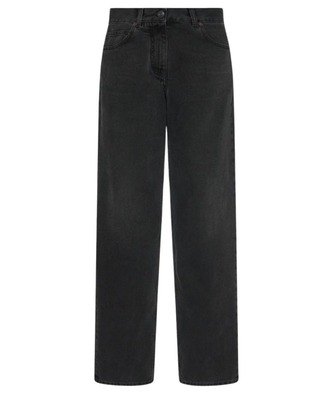 THE ROW Черные хлопковые прямые джинсы, фото 1