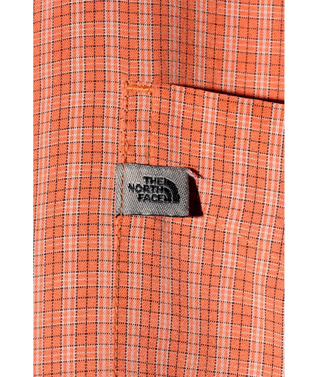 THE NORTH FACE Оранжевая хлопковая кэжуал рубашка, фото 4