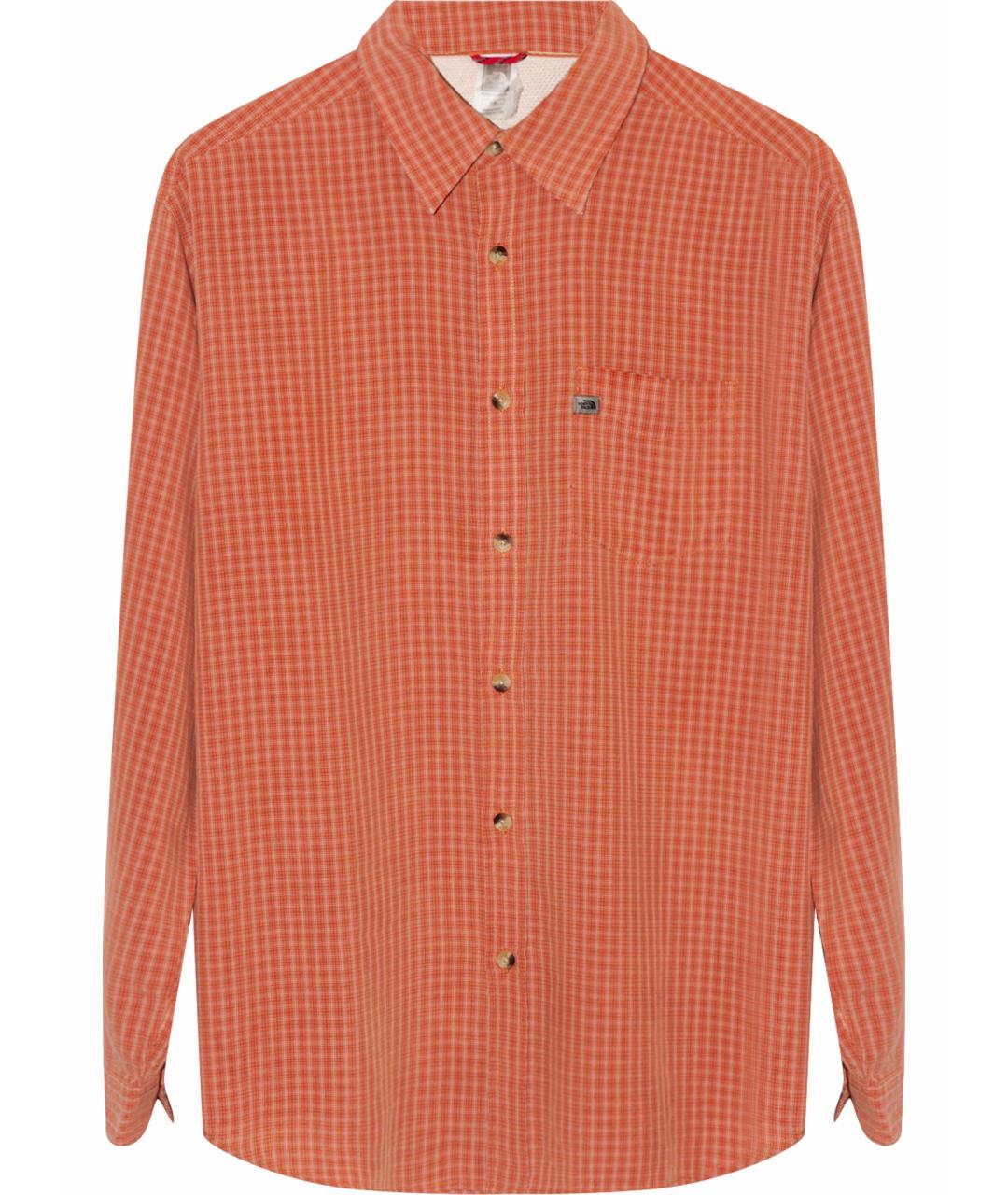 THE NORTH FACE Оранжевая хлопковая кэжуал рубашка, фото 1