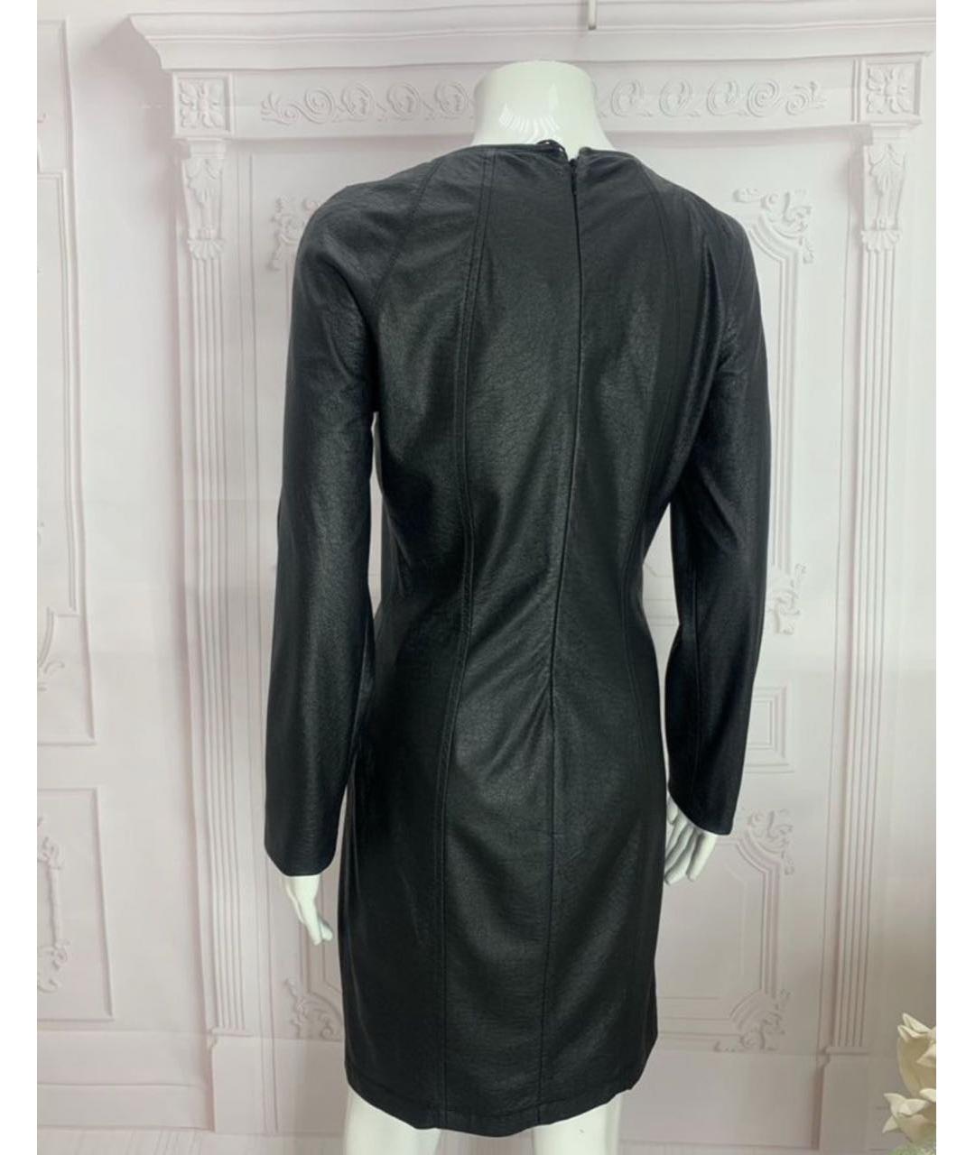 JO NO FUI Черное вискозное платье, фото 8