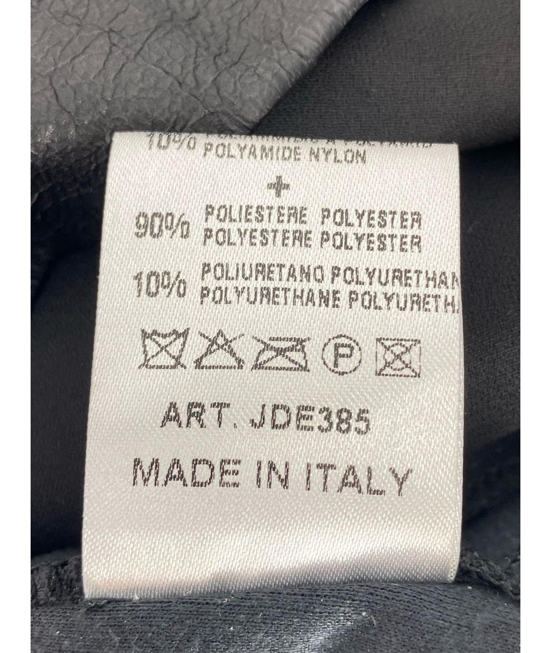 JO NO FUI Черное вискозное платье, фото 7