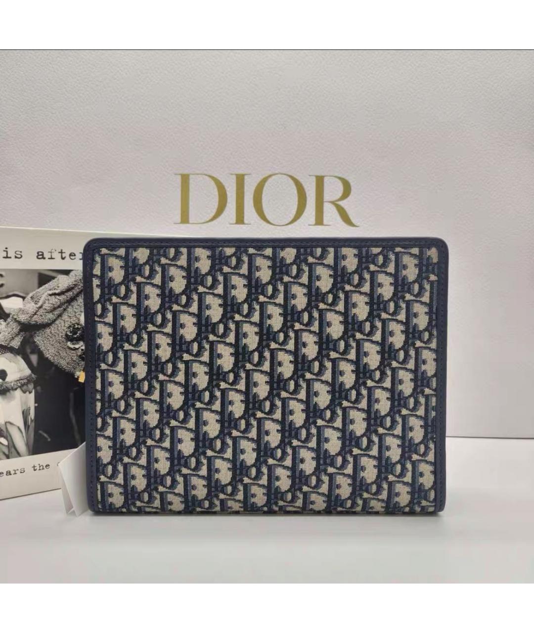 CHRISTIAN DIOR Бежевая тканевая сумка через плечо, фото 3
