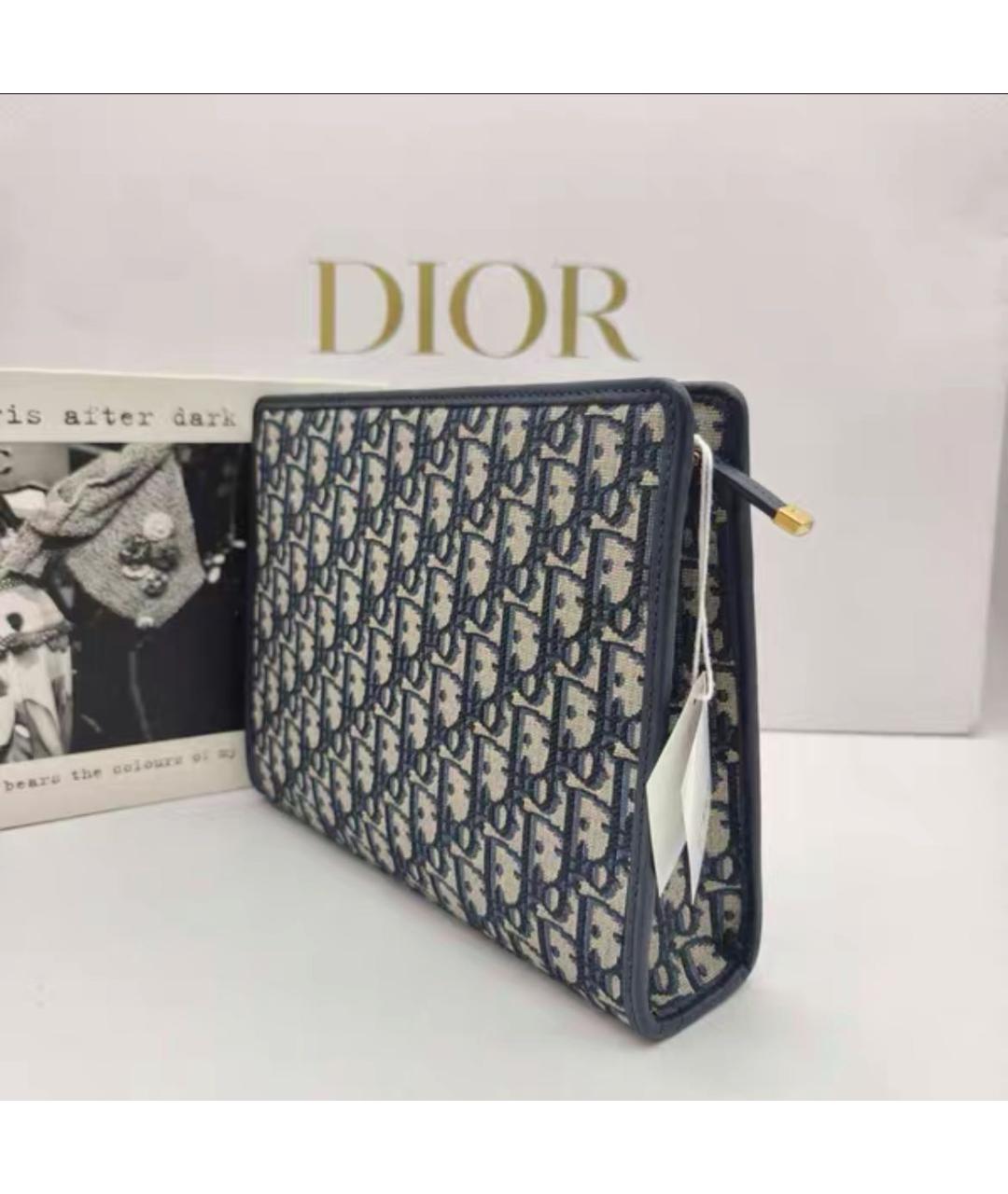CHRISTIAN DIOR Бежевая тканевая сумка через плечо, фото 5