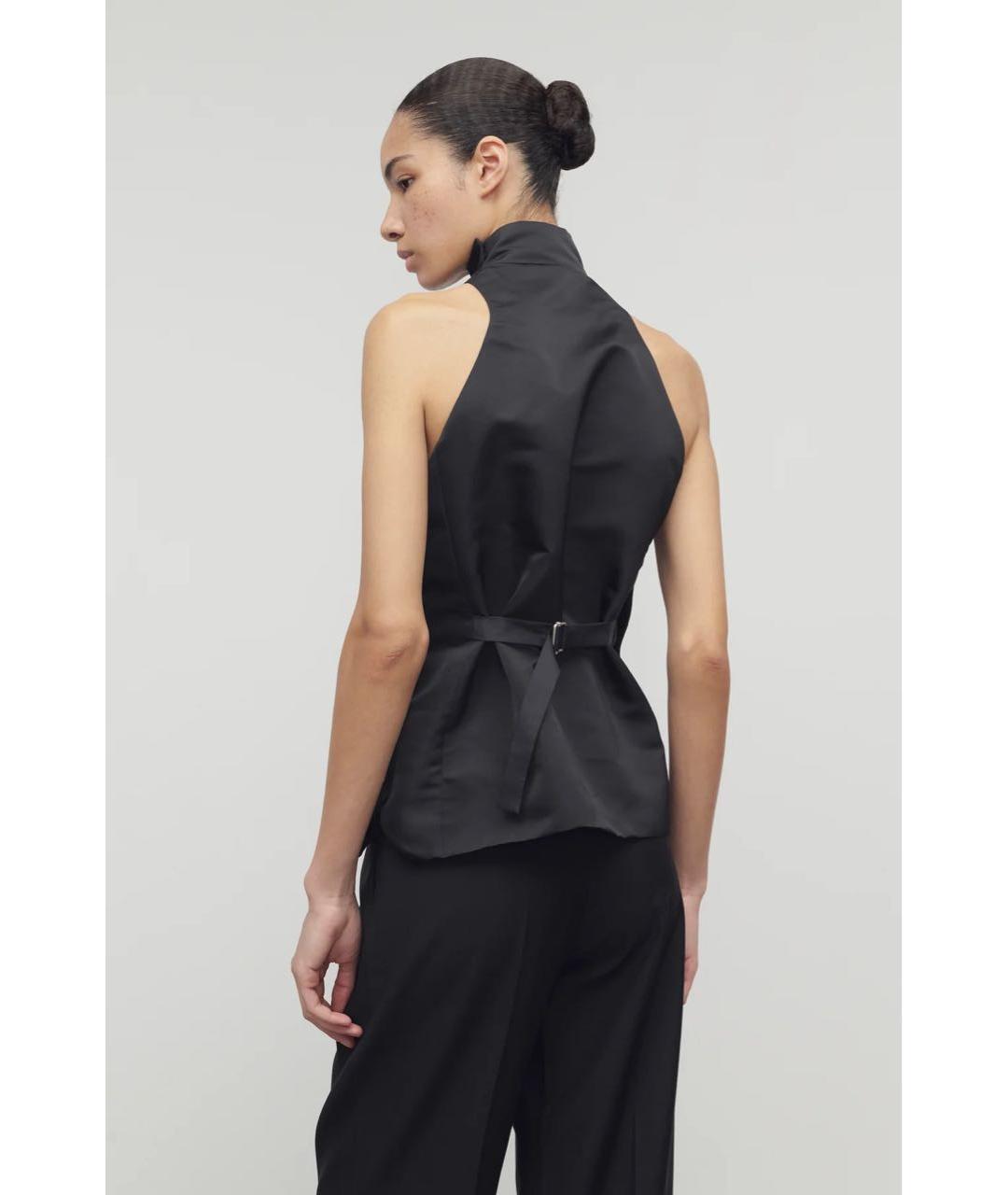 THE ROW Черный шерстяной жилет, фото 7