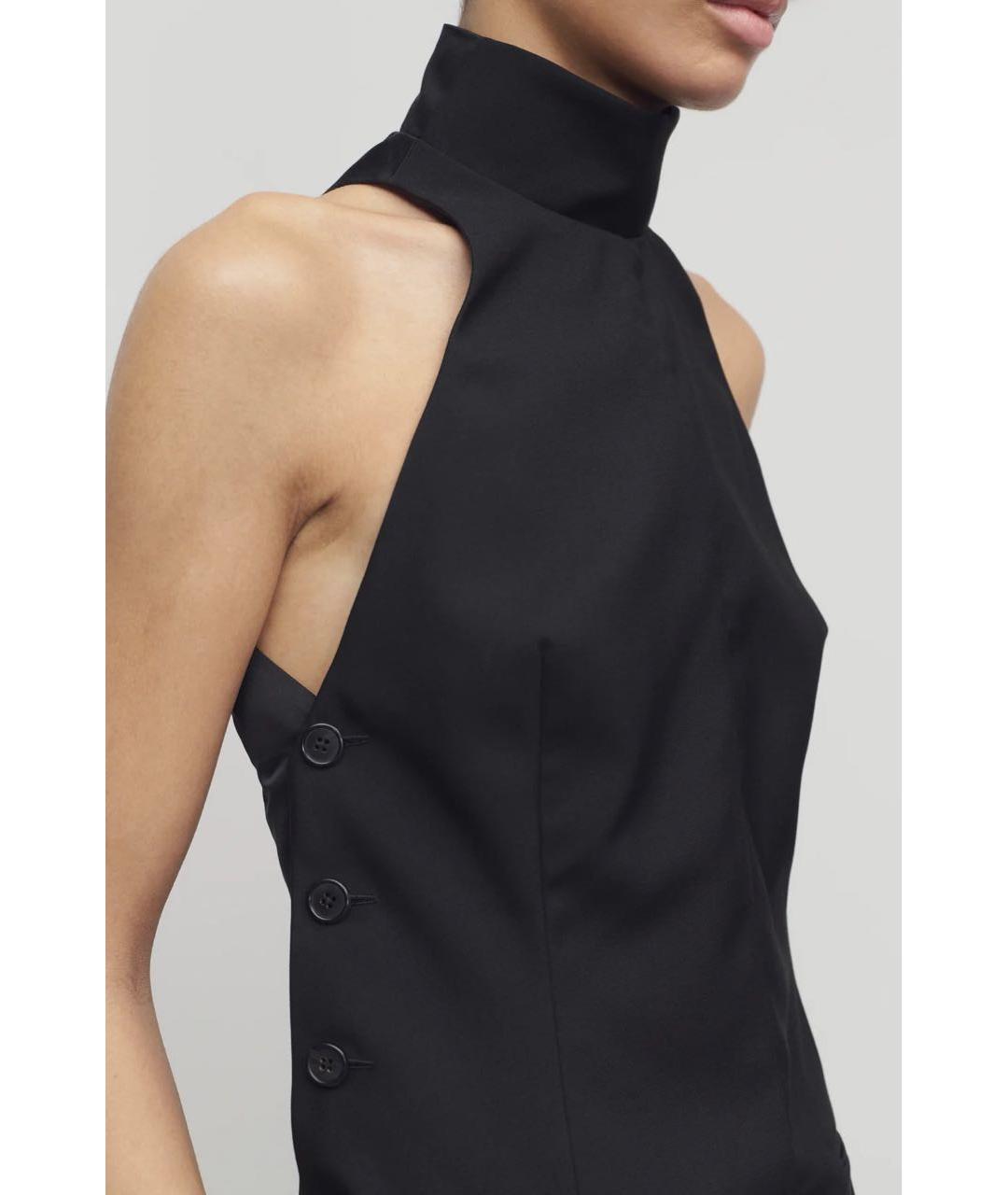 THE ROW Черный шерстяной жилет, фото 8