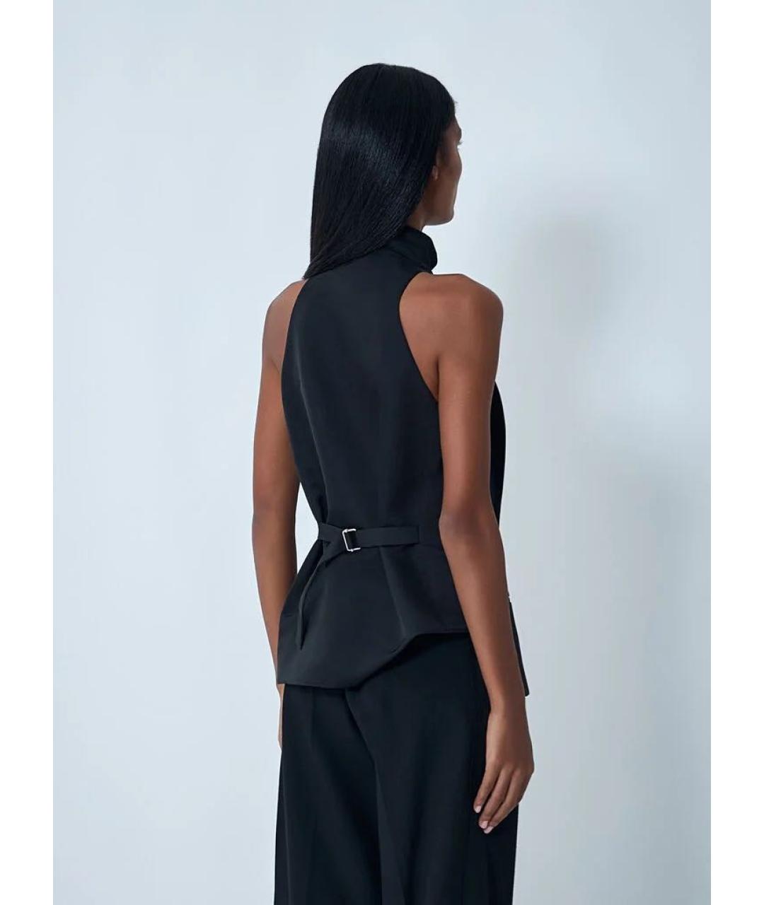 THE ROW Черный шерстяной жилет, фото 3